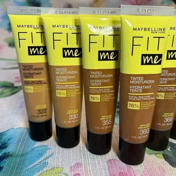 Lot of 3 370 Maybelline Fit Me Tinted Moisturizer + Aloe - Picture 3 of 4